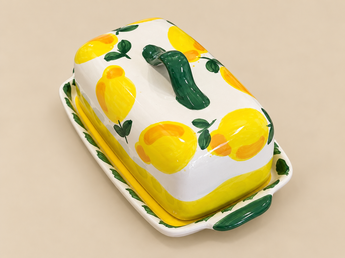 Mantequillera de cerámica Limone