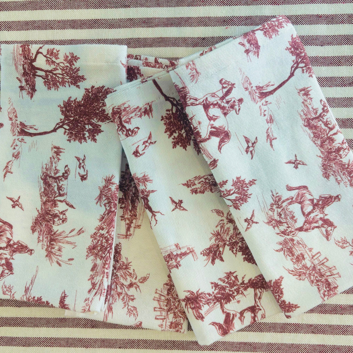 Servilletas Toile de Jouy Verona · Pack de 4