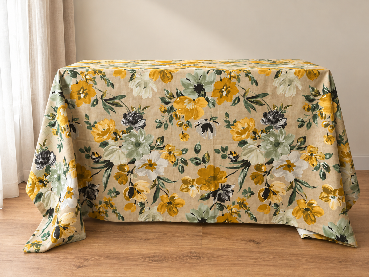Mantel estampado de flores Arate Estudio